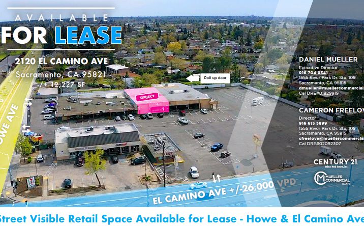 Pictures of Retail property located at 2126 El Camino Ave, Sacramento, CA 95821 for lease - image #1