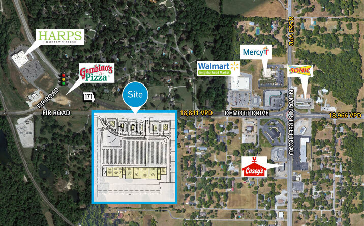 Pictures of Land property located at 25384 Demott Dr, Joplin, MO 64801 for lease - image #1