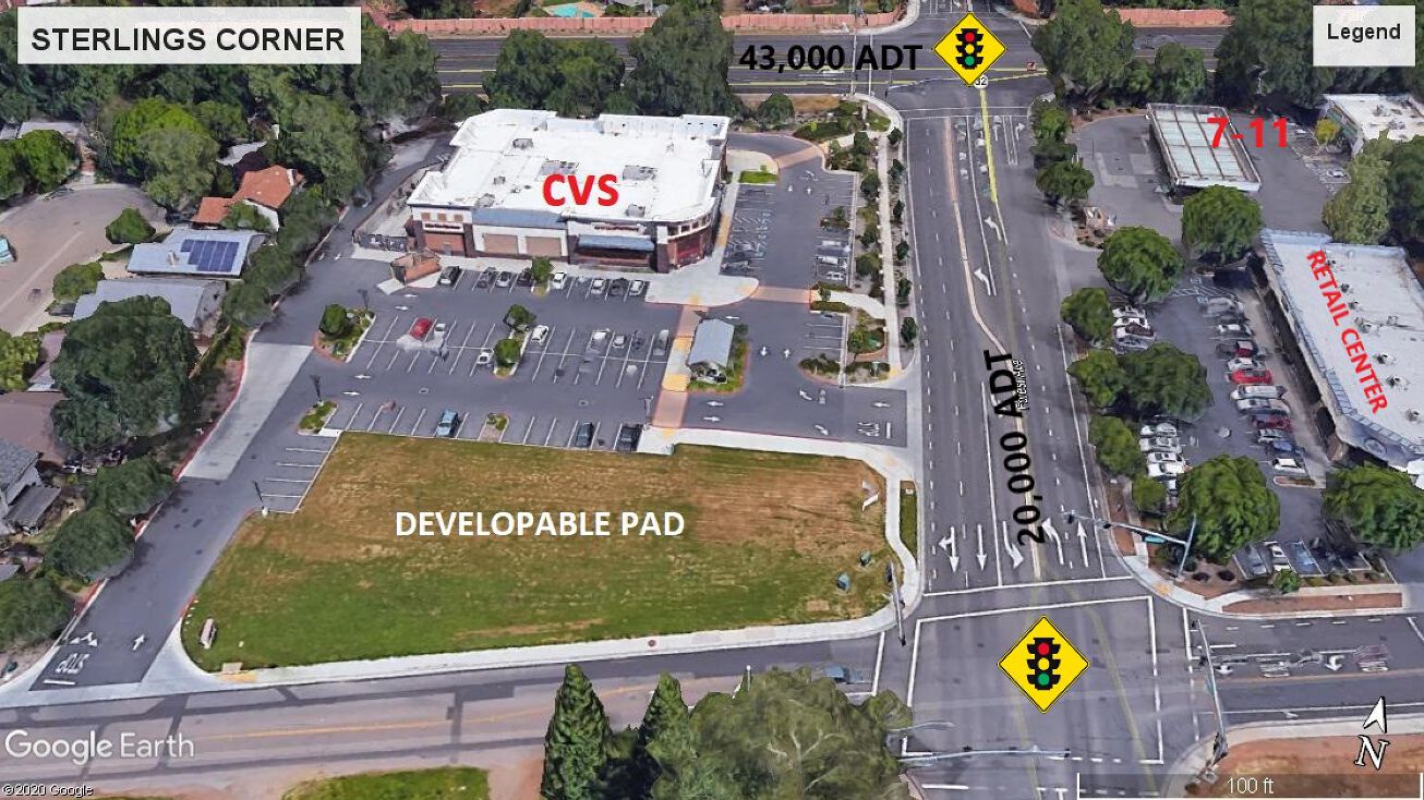 1120 Forest Ave, Chico, CA 95928 Land for Lease CVS Vacant Pad Co