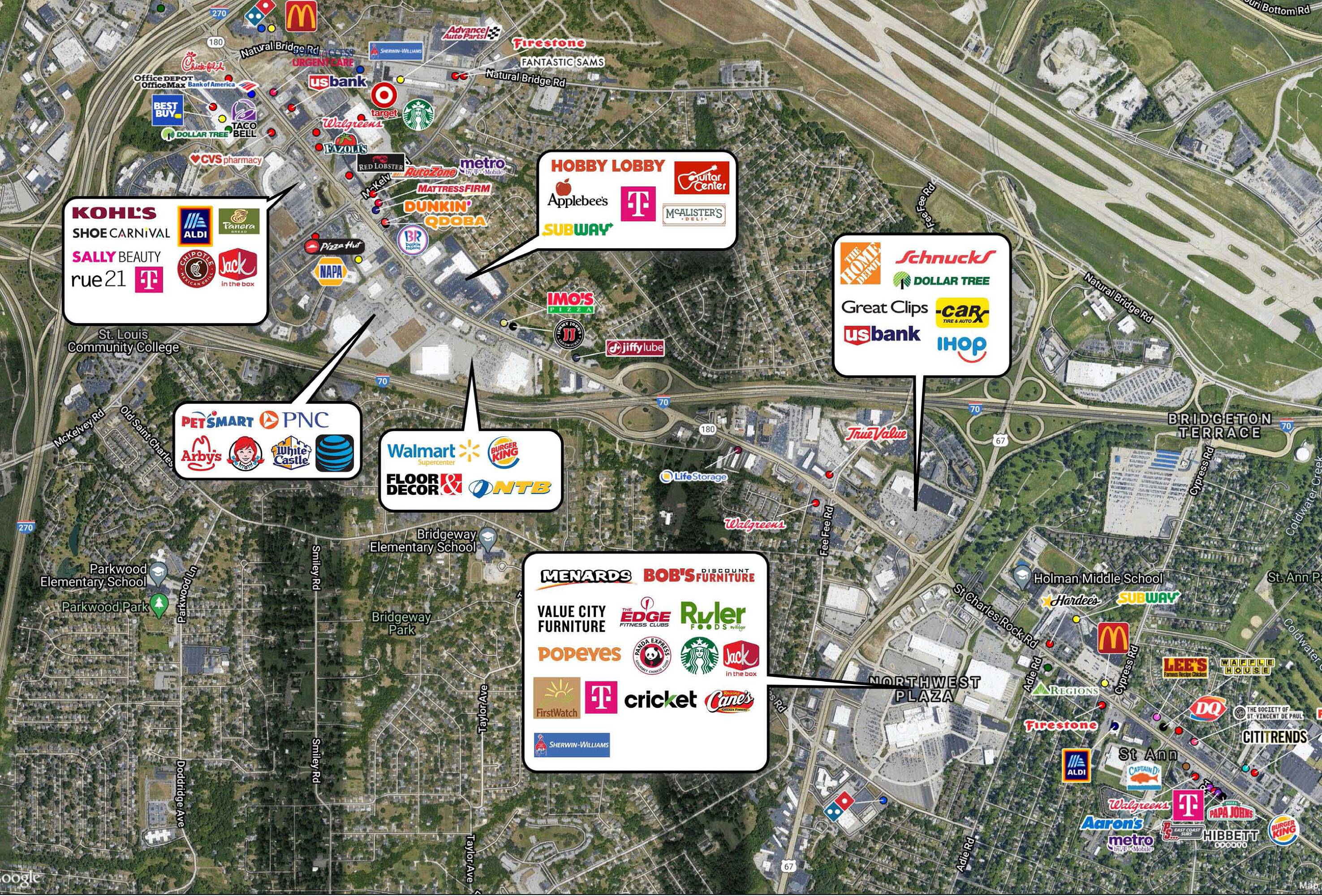 Lindbergh Blvd & St. Charles Rock Rd, Saint Ann, MO 63074