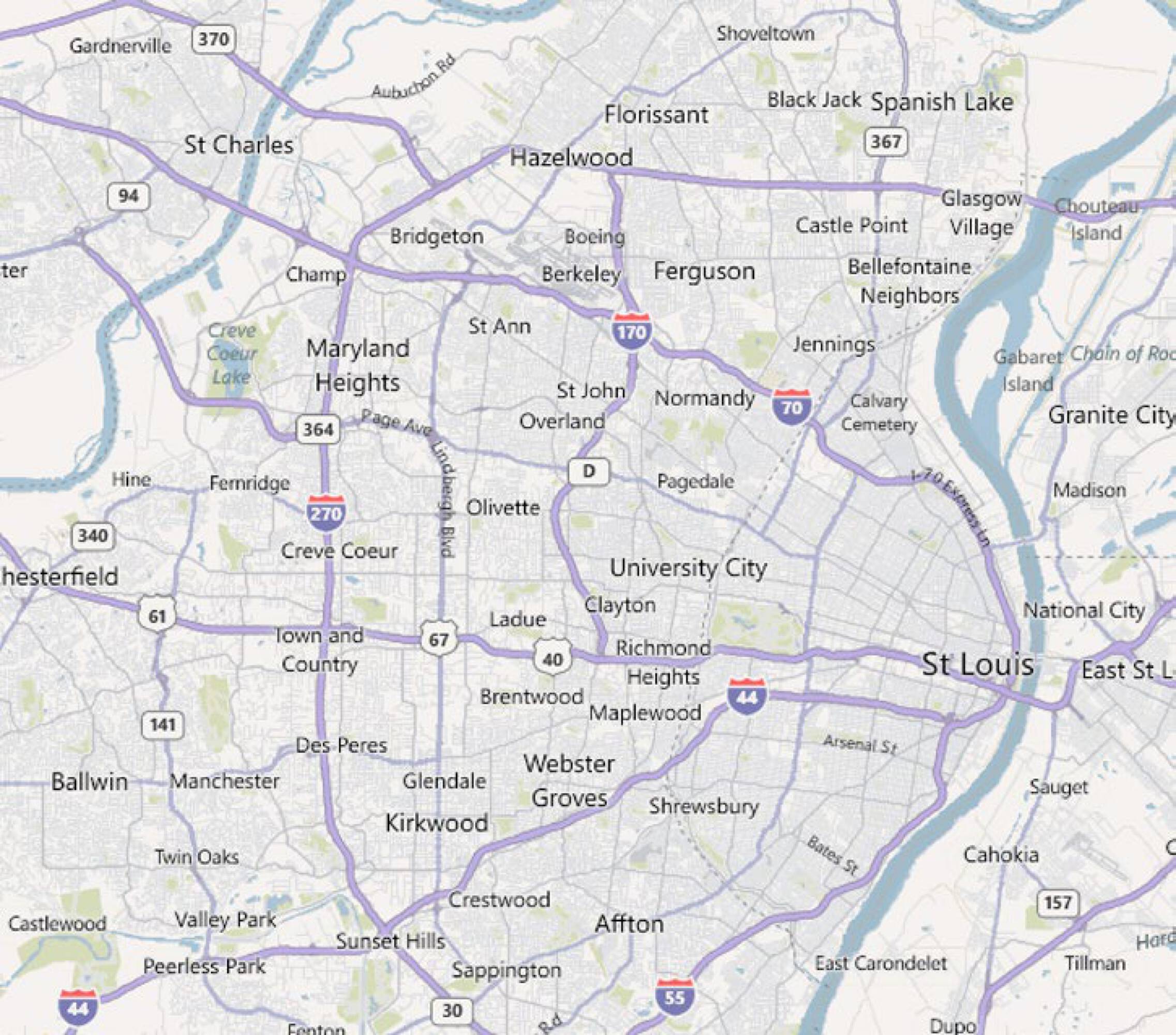 Lindbergh Blvd & St. Charles Rock Rd, Saint Ann, MO 63074