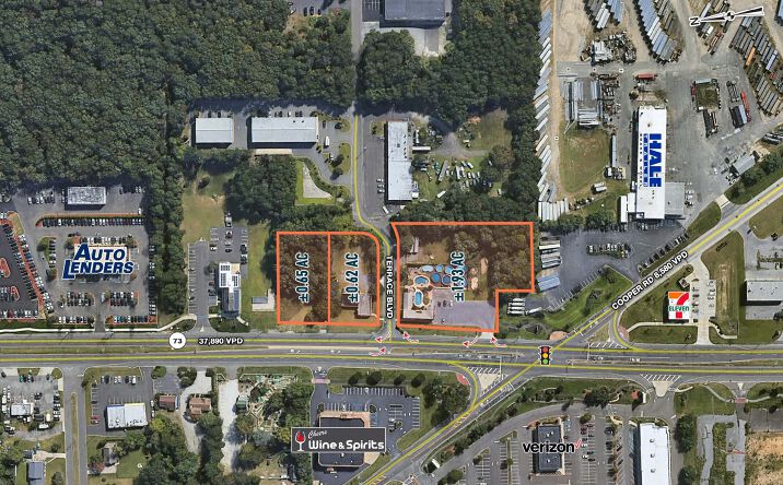 Pictures of Industrial, Land property located at 88-94 Route 73, Voorhees Township, NJ 08043 for lease - image #1
