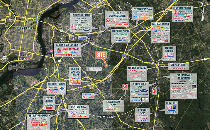 Pictures of Retail, Land property located at 300 Kresson Rd, Cherry Hill Township, NJ 08034 for lease - image #1