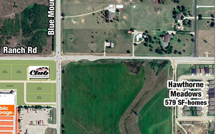 Pictures of Retail property located at NEC Hwy 287 & E Bonds Ranch Road, Blue Mound, TX 76131 for lease - image #1