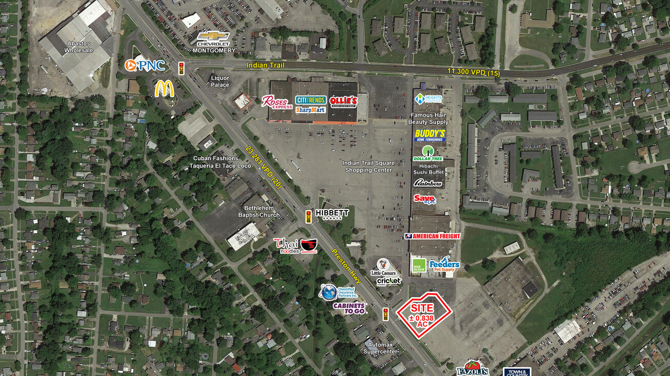 5775 Preston Hwy, Louisville, KY 40219 Land for Lease Build to Suit