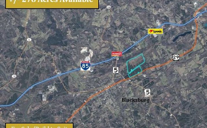 Pictures of Industrial, Land, Special Purpose property located at E Cherokee St, Blacksburg, SC 29702 for lease - image #1
