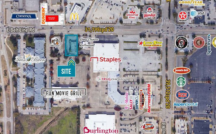 Pictures of Retail property located at 1230 E Belt Line Rd, Richardson, TX 75081 for lease - image #1