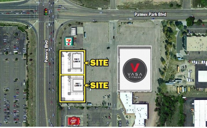 Pictures of Land property located at SEC OF POWERS BLVD. & PALMER PARK BLVD., Colorado Springs, CO 80951 for lease - image #1