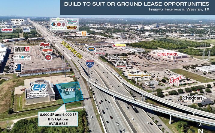 Pictures of Retail, Land, Restaurant property located at 20930 Gulf Fwy, Webster, TX 77598 for lease - image #1