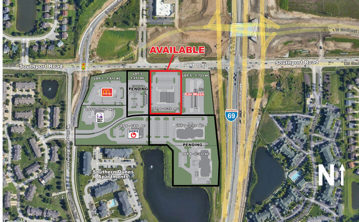 Pictures of Retail property located at 2201 W Southport Rd, Indianapolis, IN 46217 for lease - image #1