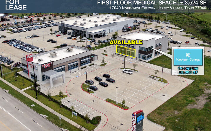 Pictures of Office, Retail property located at 17040 Northwest Fwy, Jersey Village, TX 77040 for lease - image #1