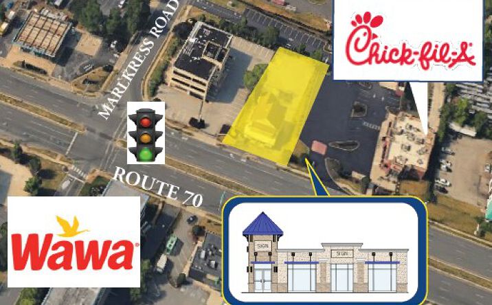 Pictures of Retail property located at 1753 Marlton Pike, Cherry Hill Township, NJ 08003 for lease - image #1