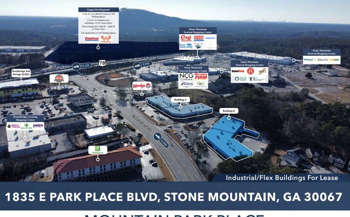 Pictures of Office, Industrial property located at 1835 E Park Pl Blvd, Stone Mountain, GA 30087 for lease - image #1