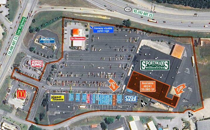 Pictures of Retail property located at 6231 Perimeter Dr, Chattanooga, TN 37421 for lease - image #1
