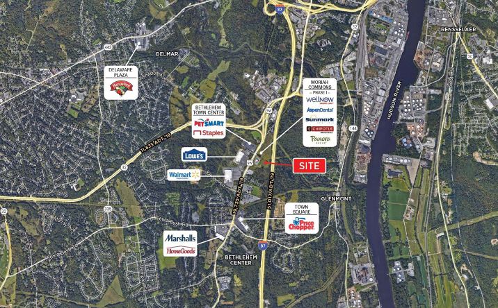 Pictures of Retail property located at 250 Rte 9W, Glenmont, NY 12077 for lease - image #1