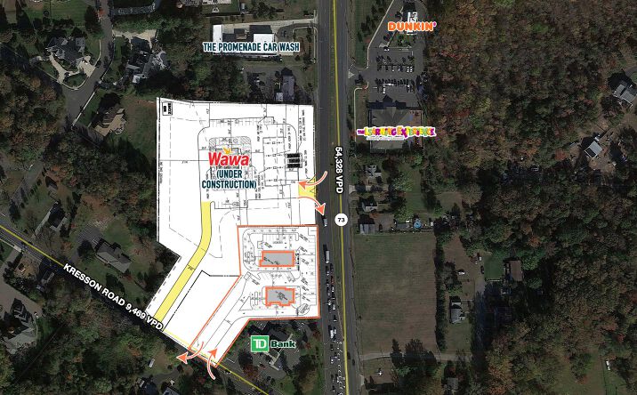 Pictures of Retail, Land property located at 403-405 Route 73, Voorhees Township, NJ 08043 for lease - image #1