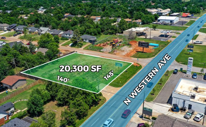 Pictures of Land property located at 8017 N Western Ave, Oklahoma City, OK 73114 for lease - image #1