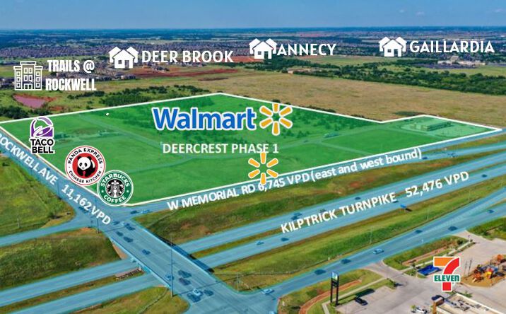 Pictures of Retail, Land property located at N Rockwell Ave and Kilpatrick Turnpike, Oklahoma City, OK 73142 for lease - image #1