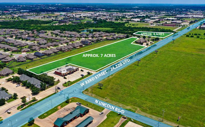 Pictures of Land property located at W 33rd St, Edmond, OK 73013 for lease - image #1