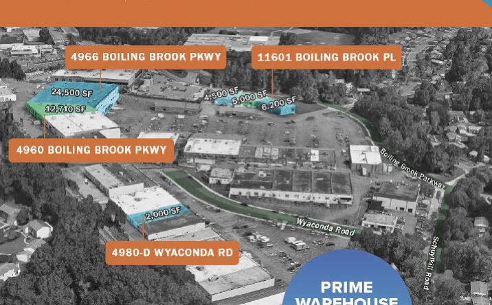 Pictures of Industrial property located at 4966 Boiling Brook Pkwy, North Bethesda, MD 20852 for lease - image #1