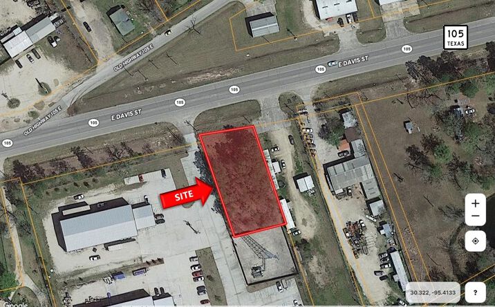 Pictures of Land property located at 2985 E Davis St, Conroe, TX 77301 for lease - image #1