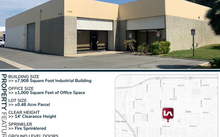 Pictures of Industrial property located at 13575 Yorba Avenue, Chino, CA 91710 for lease - image #1