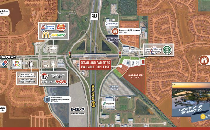 Pictures of Retail property located at Meridiana Pkwy, Rosharon, TX 77583 for lease - image #1