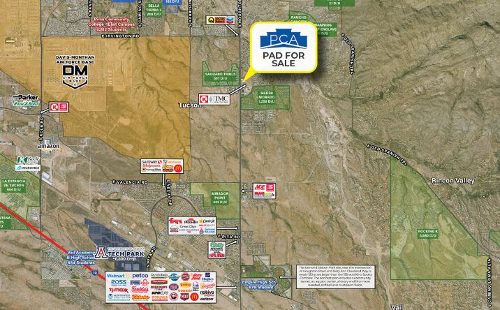 Pictures of Land property located at 10335 E Drexel Rd, Tucson, AZ 85747 for lease - image #1