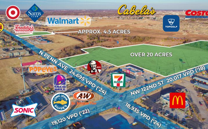 Pictures of Land property located at 12300 N Pennsylvania Ave, Oklahoma City, OK 73120 for lease - image #1
