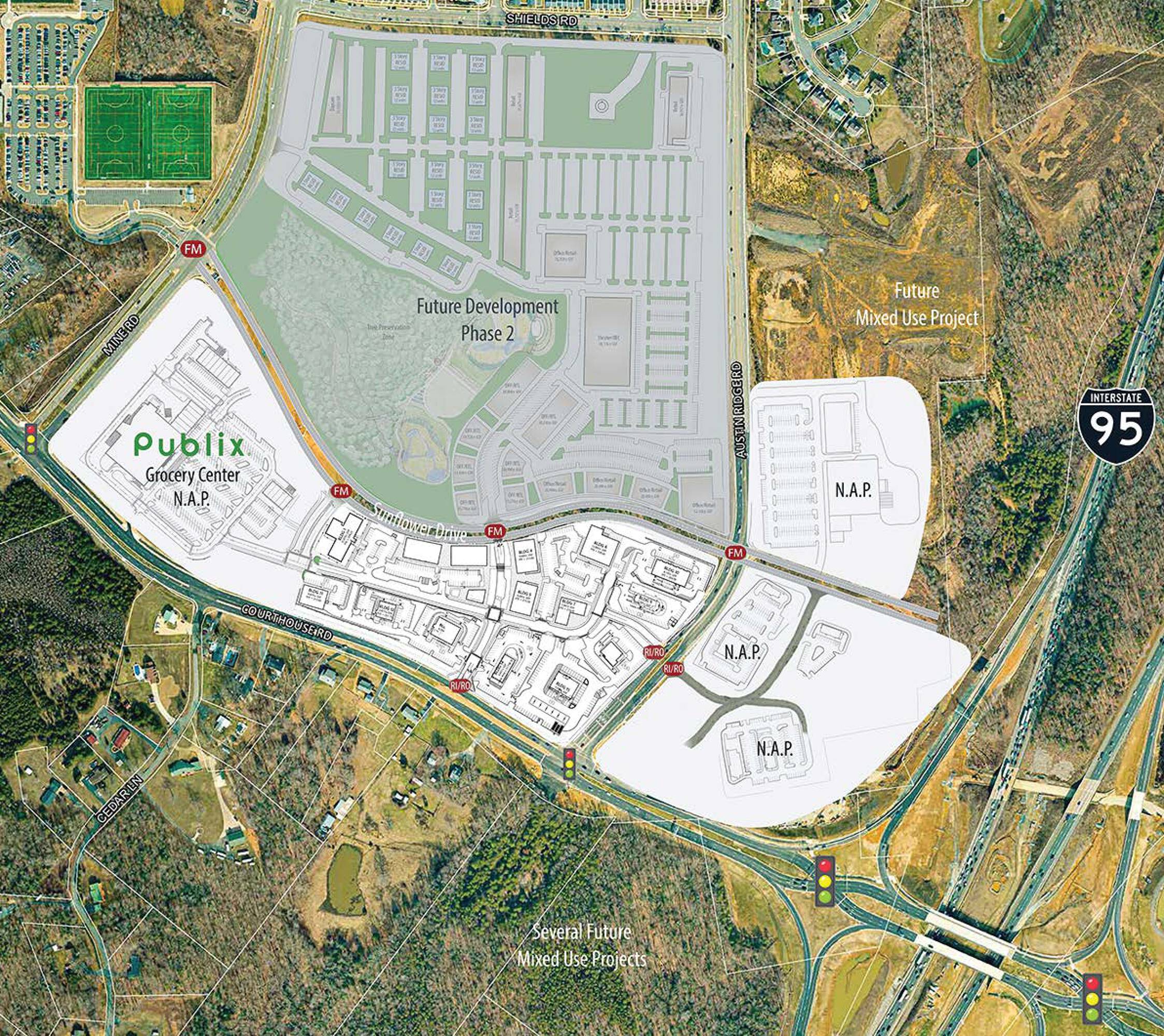 Austin Ridge Dr & Courthouse Rd Virginia, Stafford, VA 22554