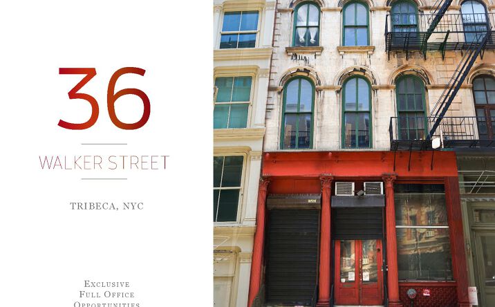 Pictures of Retail, Office property located at 36 Walker St, Tribeca, NY 10013 for lease - image #1