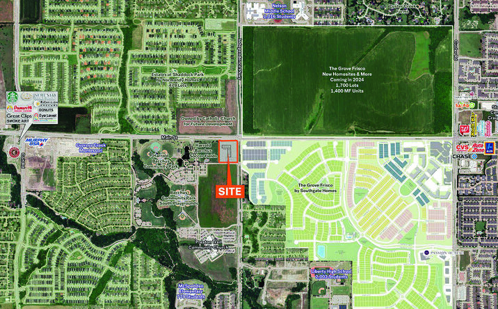 Pictures of Retail property located at SWC Main Street & Independence Parkway, Frisco, TX 75035 for lease - image #1