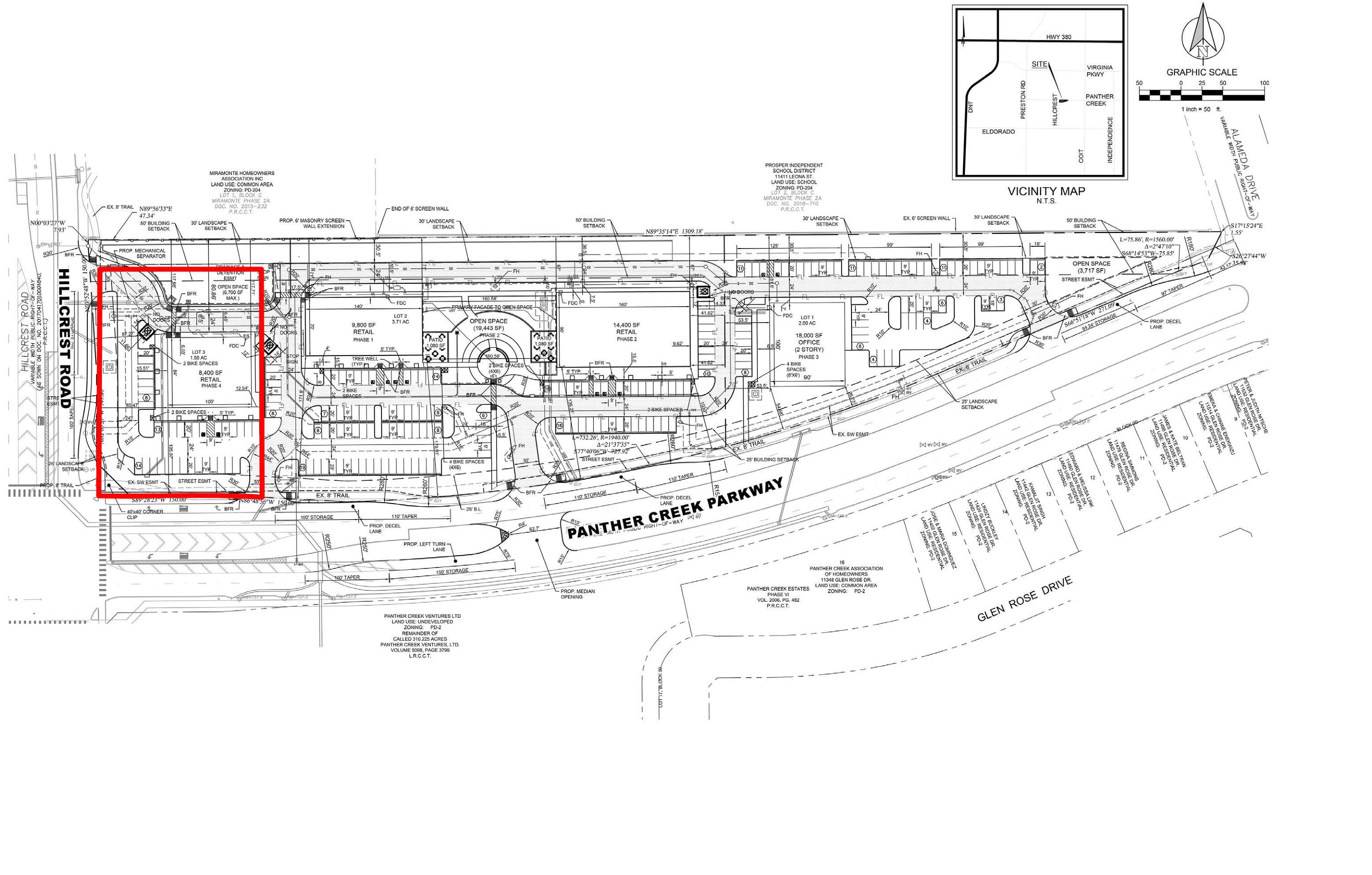 NEC Panther Creek Pkwy & Hillcrest Rd, Frisco, TX 75035 Land for
