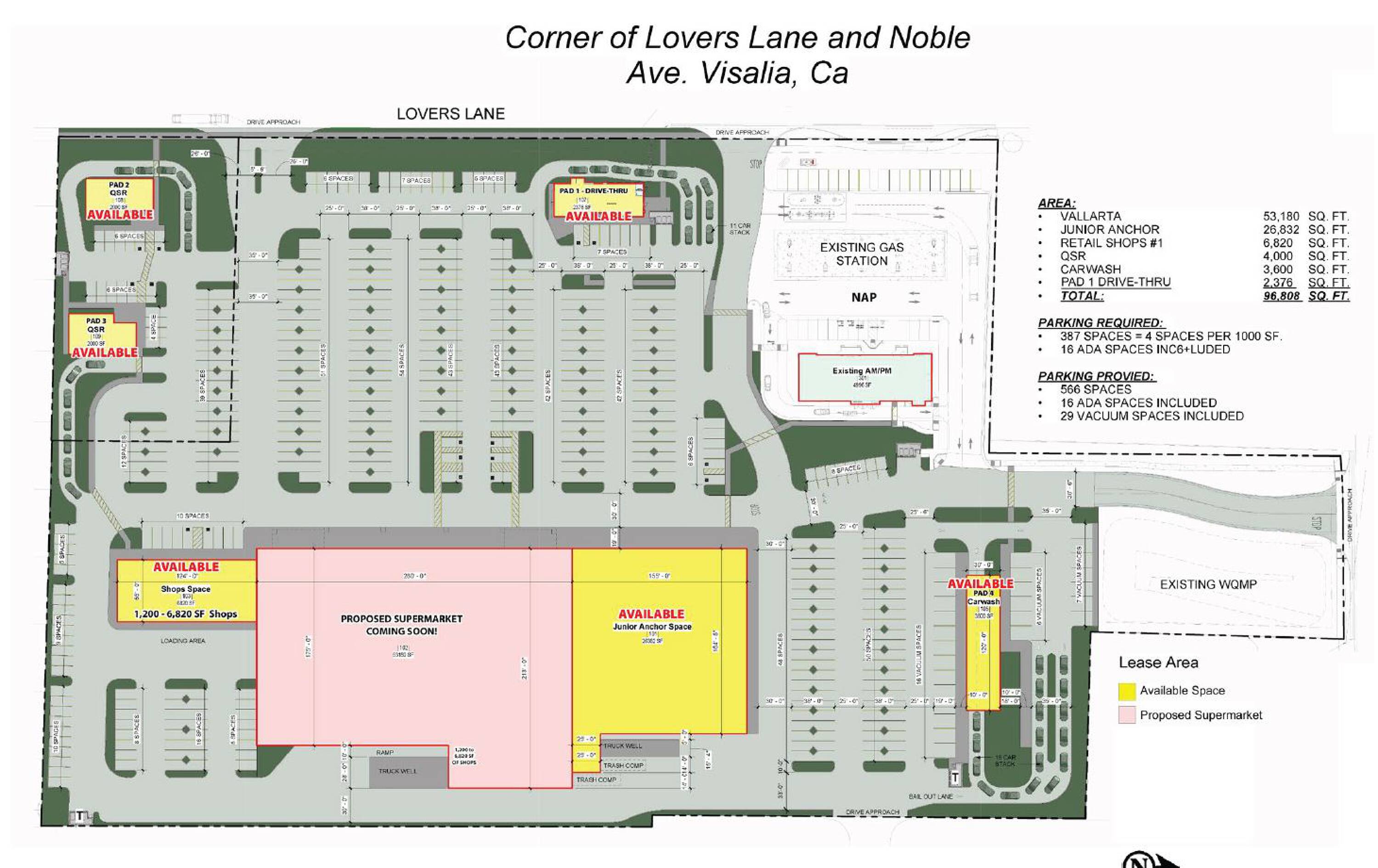 SEC Lovers Lane & Noble Ave., Visalia, CA, Visalia, US 93292