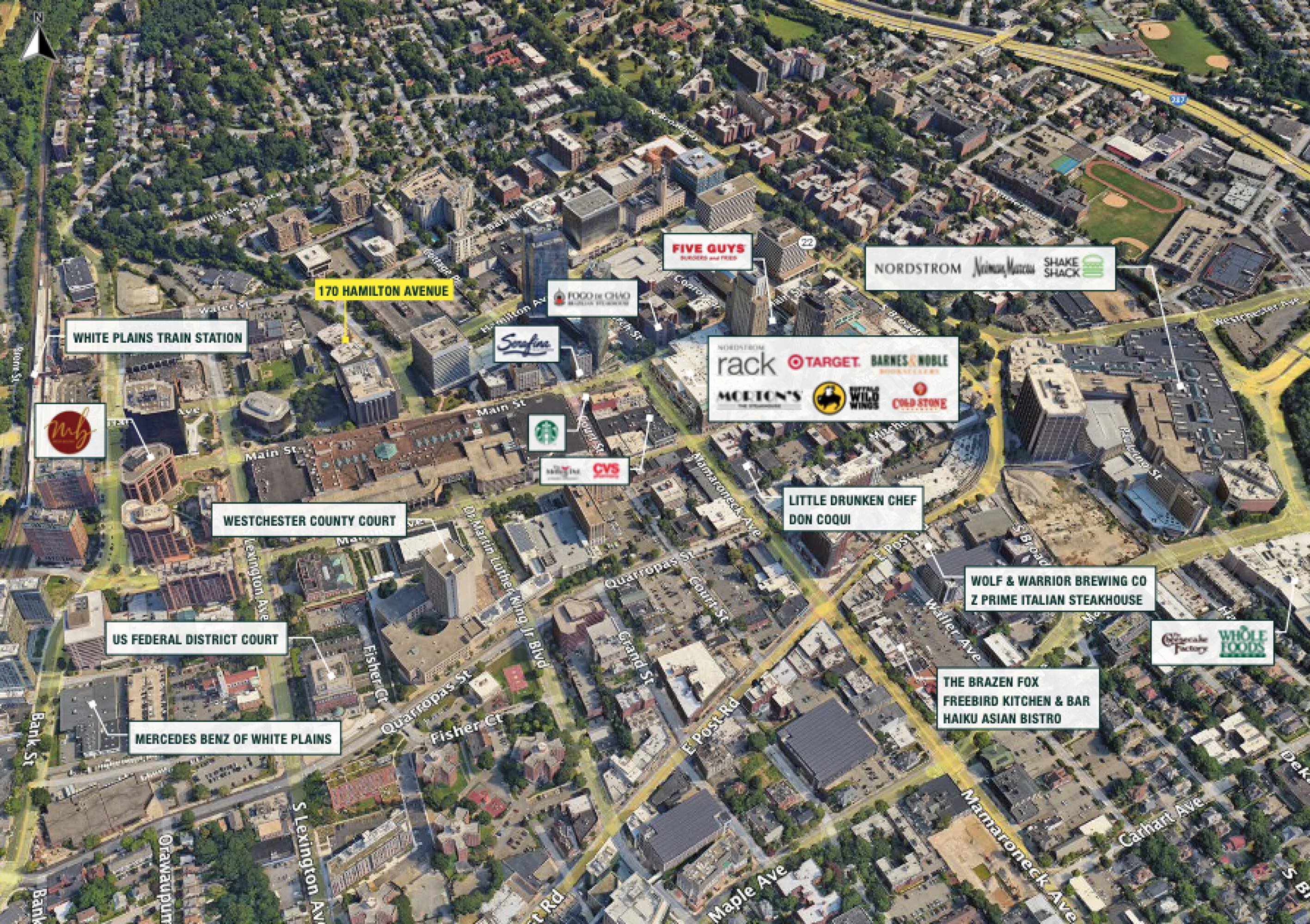 170 Hamilton Ave, White Plains, NY 10601 Office Space for Lease