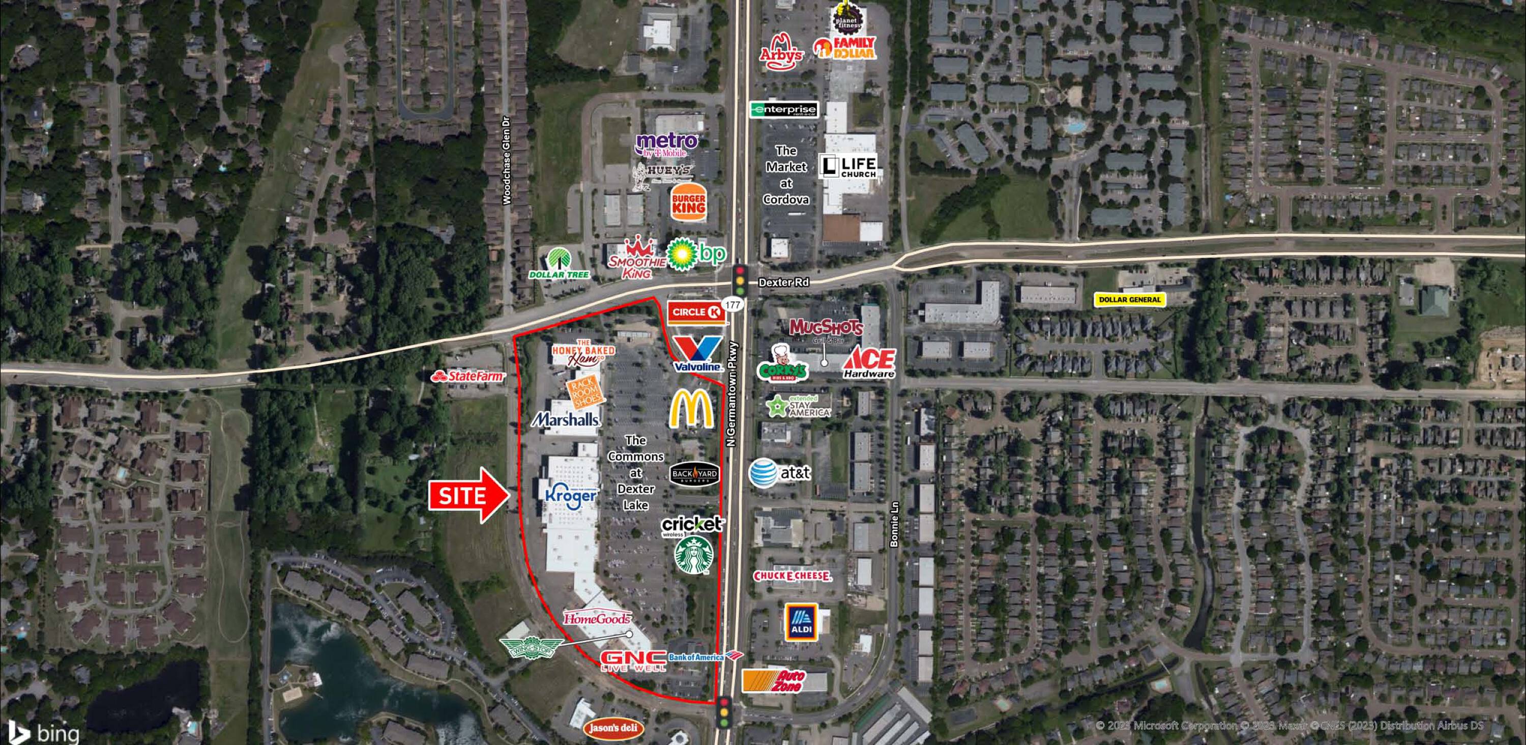 N Germantown Pkwy at Dexter Rd, Memphis, TN 38016