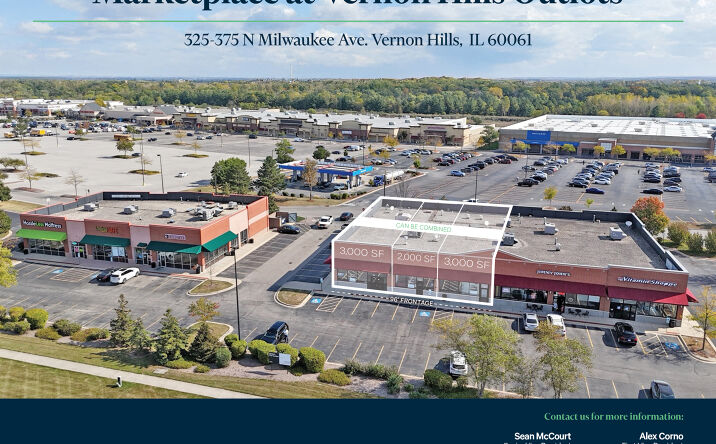 Pictures of Retail property located at 325 N Milwaukee Ave, Vernon Hills, IL 60061 for lease - image #1