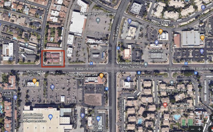 Pictures of Office property located at 700 E Baseline Rd, Tempe, AZ 85283 for lease - image #1