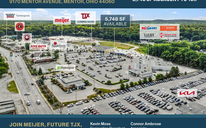 Pictures of Retail property located at 9170 Mentor Ave, Mentor, OH 44060 for lease - image #1