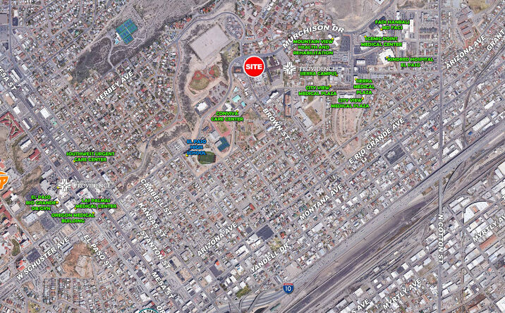 Pictures of Office property located at 1300 Murchison Dr, El Paso, TX 79902 for lease - image #1