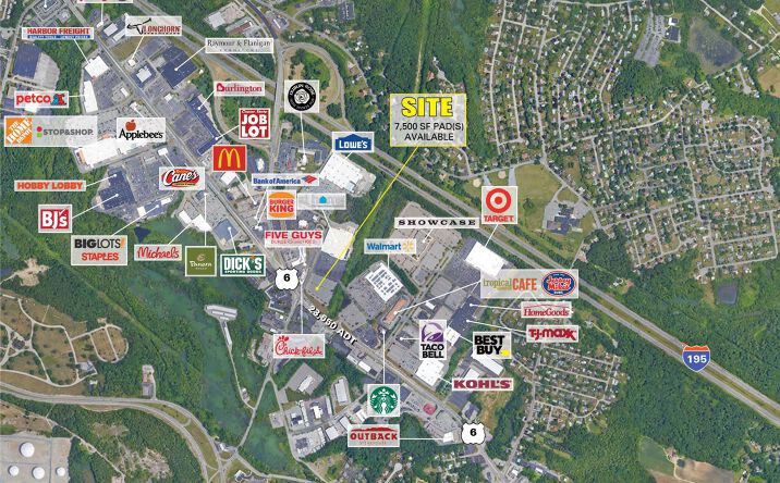 Pictures of Retail, Land property located at 1110 Fall River Ave, Seekonk, MA 02771 for lease - image #1