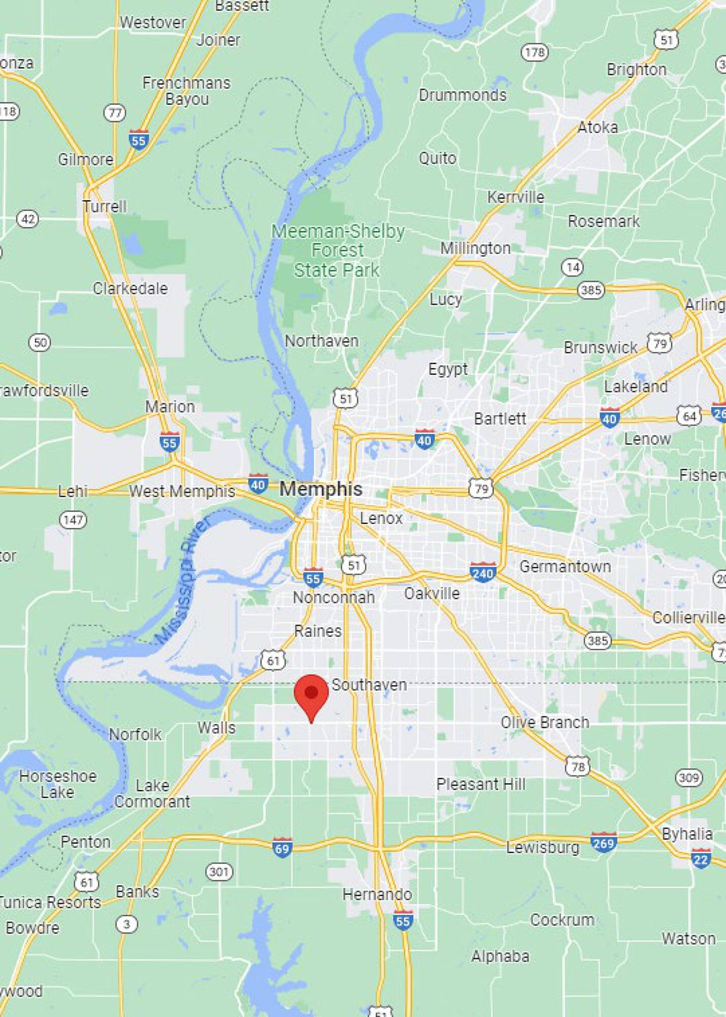 3878 Goodman Rd, Horn Lake, MS 38637