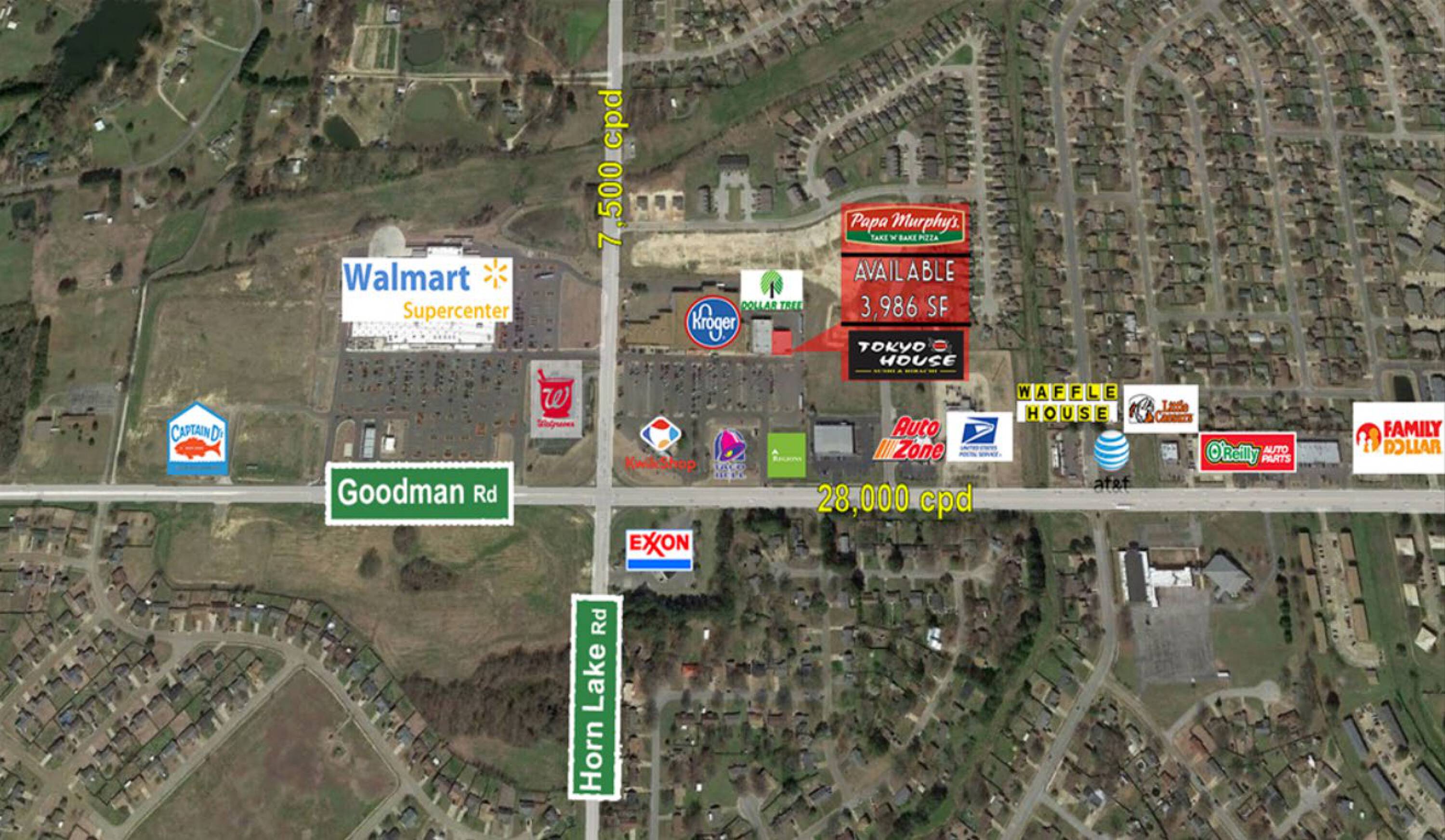 3878 Goodman Rd, Horn Lake, MS 38637