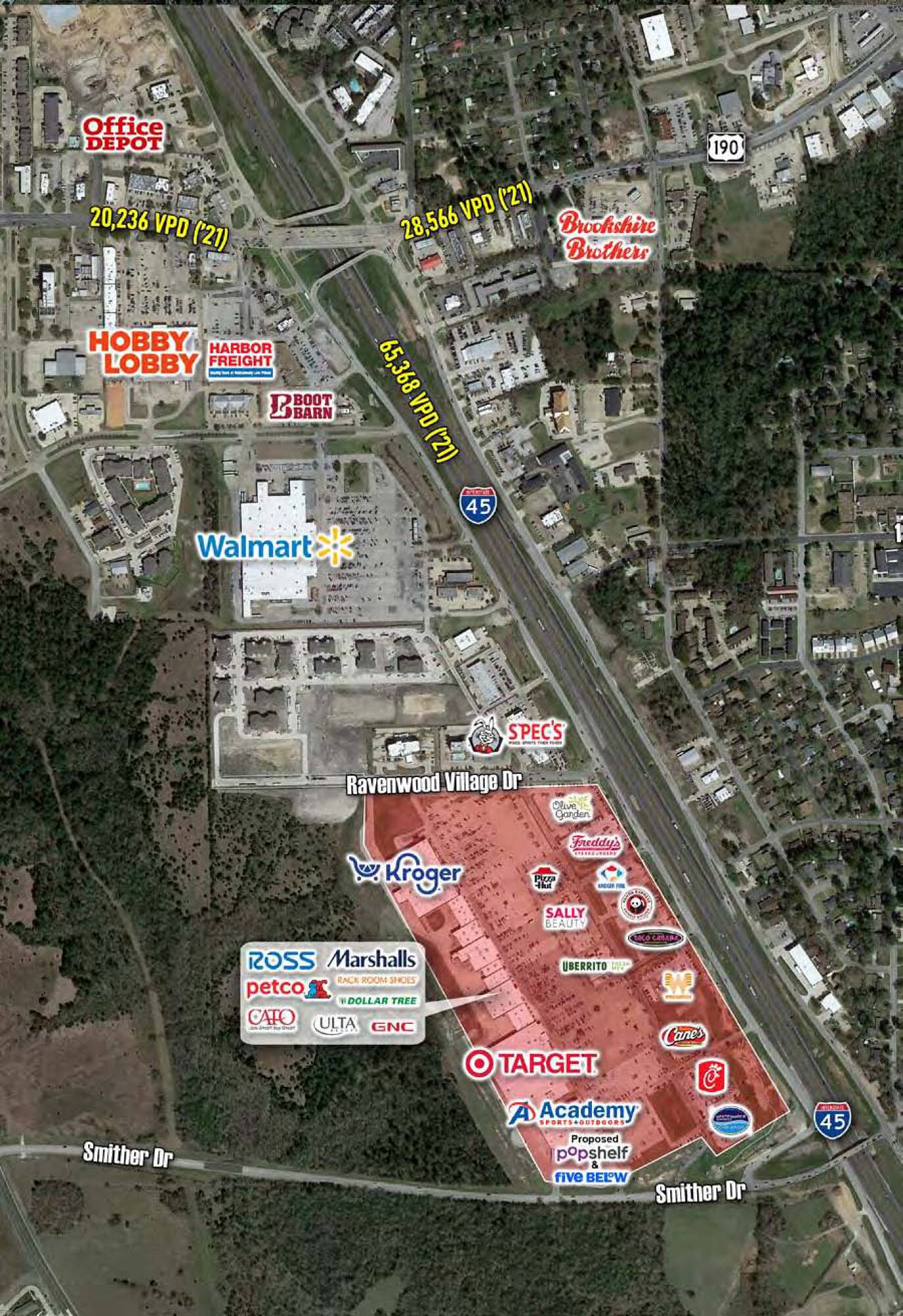 259 Interstate 45 at Smither Rd, Huntsville, TX 77340