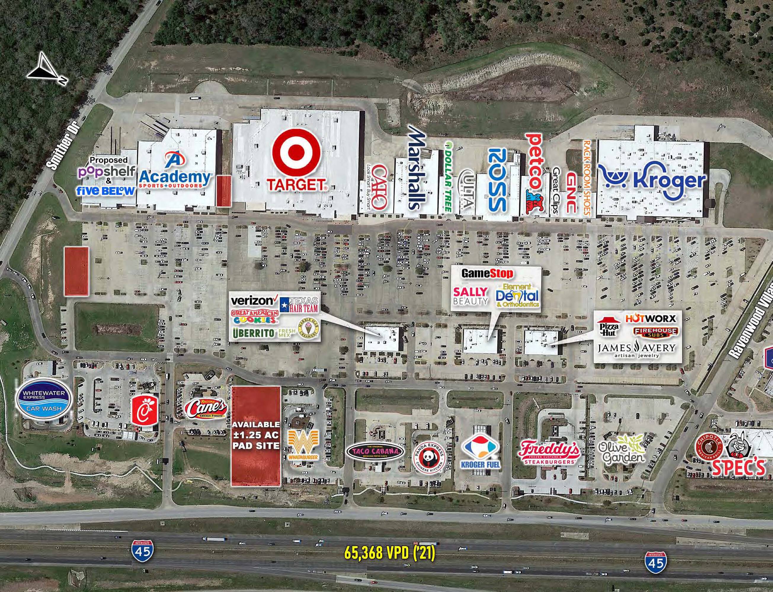 259 Interstate 45 at Smither Rd, Huntsville, TX 77340