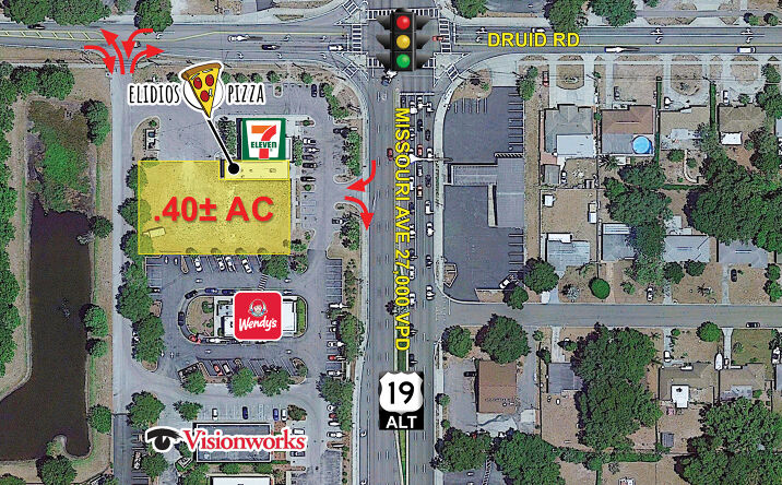 Pictures of Retail, Land, Restaurant property located at 800 S Missouri Ave, Clearwater, FL 33756 for lease - image #1