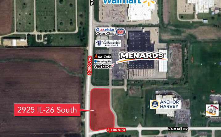 Pictures of Land property located at 2925 IL-26 South Freeport, Freeport, IL 61032 for lease - image #1