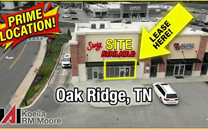 Pictures of Retail, Restaurant property located at 852 Main St W, Oak Ridge, TN 37830 for lease - image #1