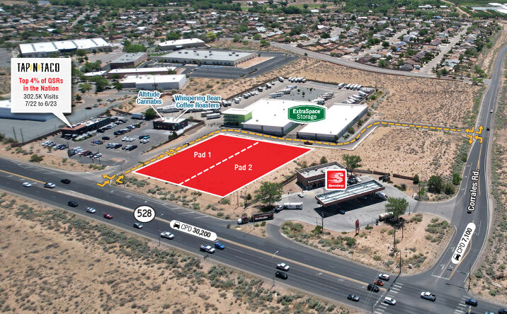 Pictures of Land property located at NEQ Hwy 528 & Corrales Rd. NE, Rio Rancho, NM 87144 for lease - image #1