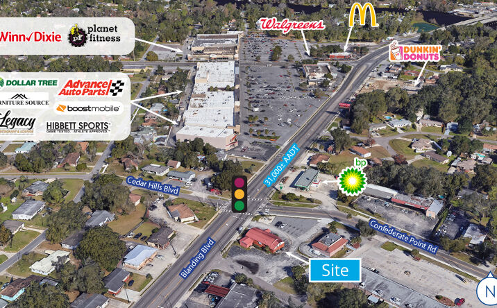 Pictures of Retail property located at 3909 Blanding Blvd, Jacksonville, FL 32210 for lease - image #1